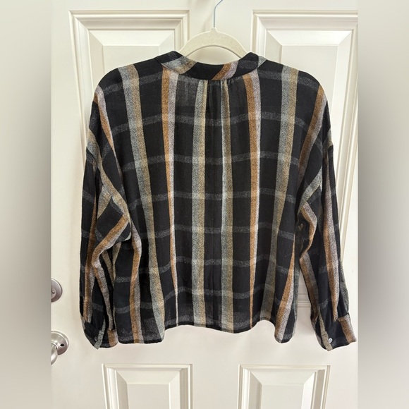 Madewell Highroad Popover Shirt in Lessing Plaid Size Small - Picture 7 of 9